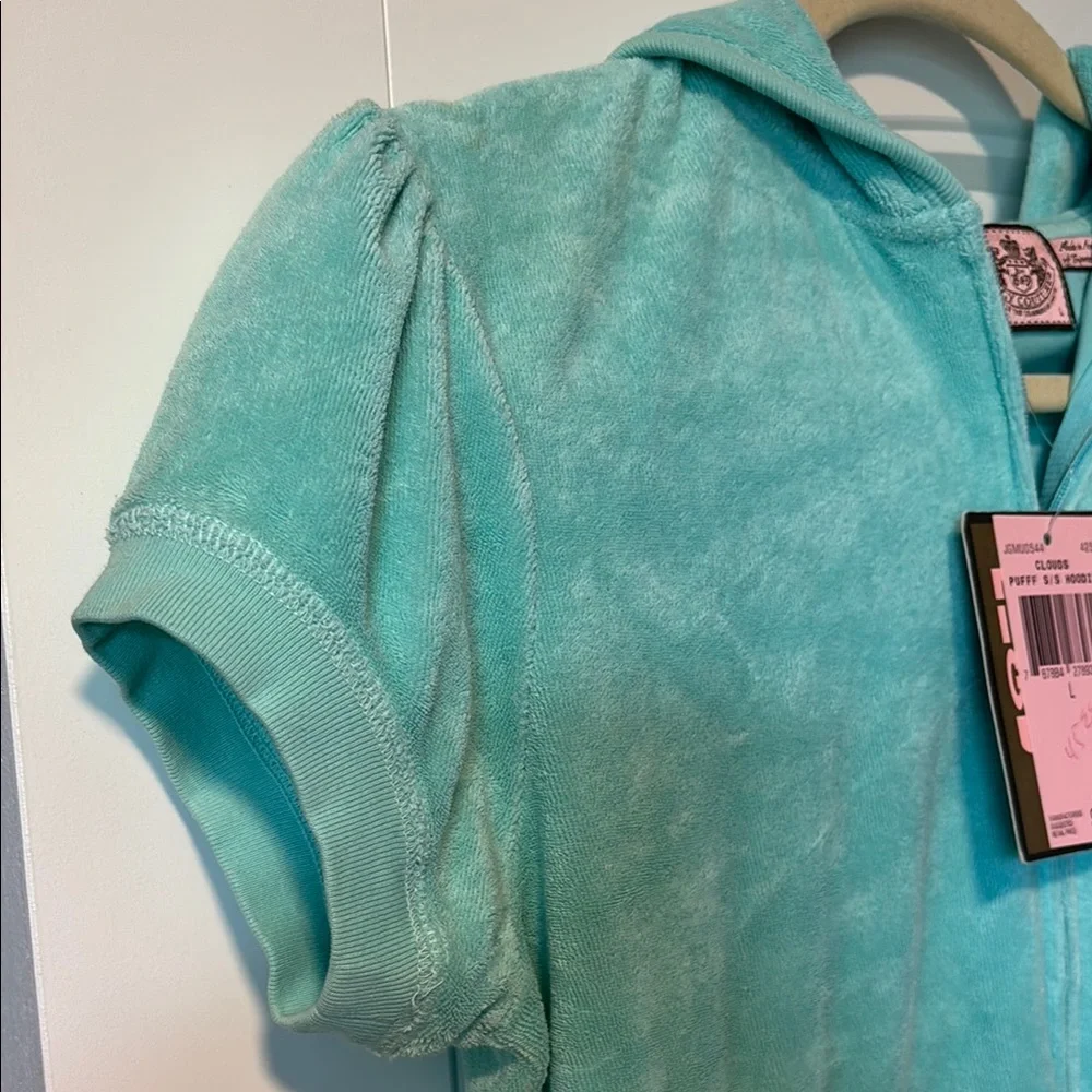 Juicy Couture Turquoise Terry Cloth Jacket - Picture 6 of 6